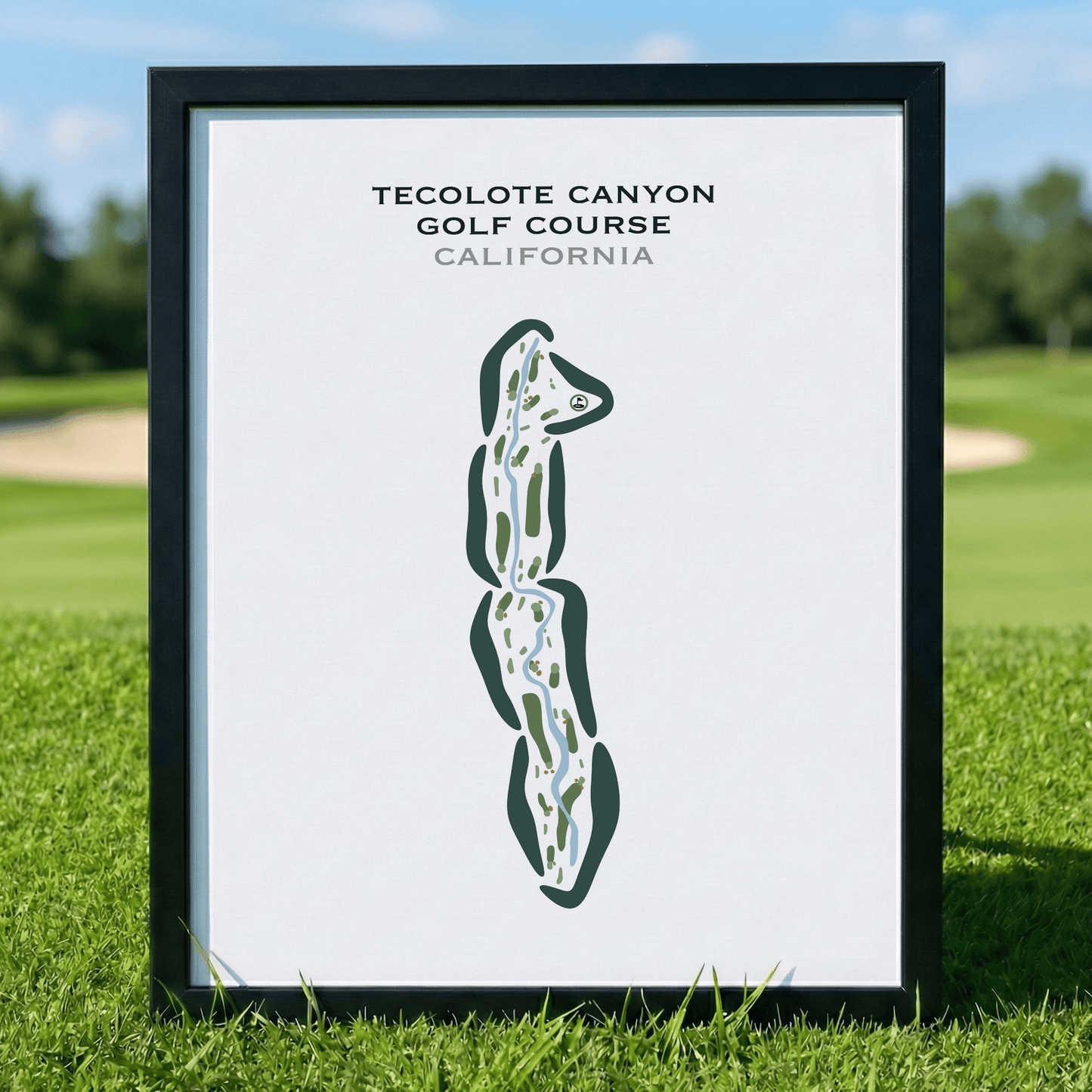 Tecolote Canyon Golf Course, California - Printed Golf Courses