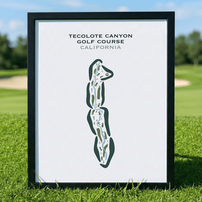 Tecolote Canyon Golf Course, California - Printed Golf Courses