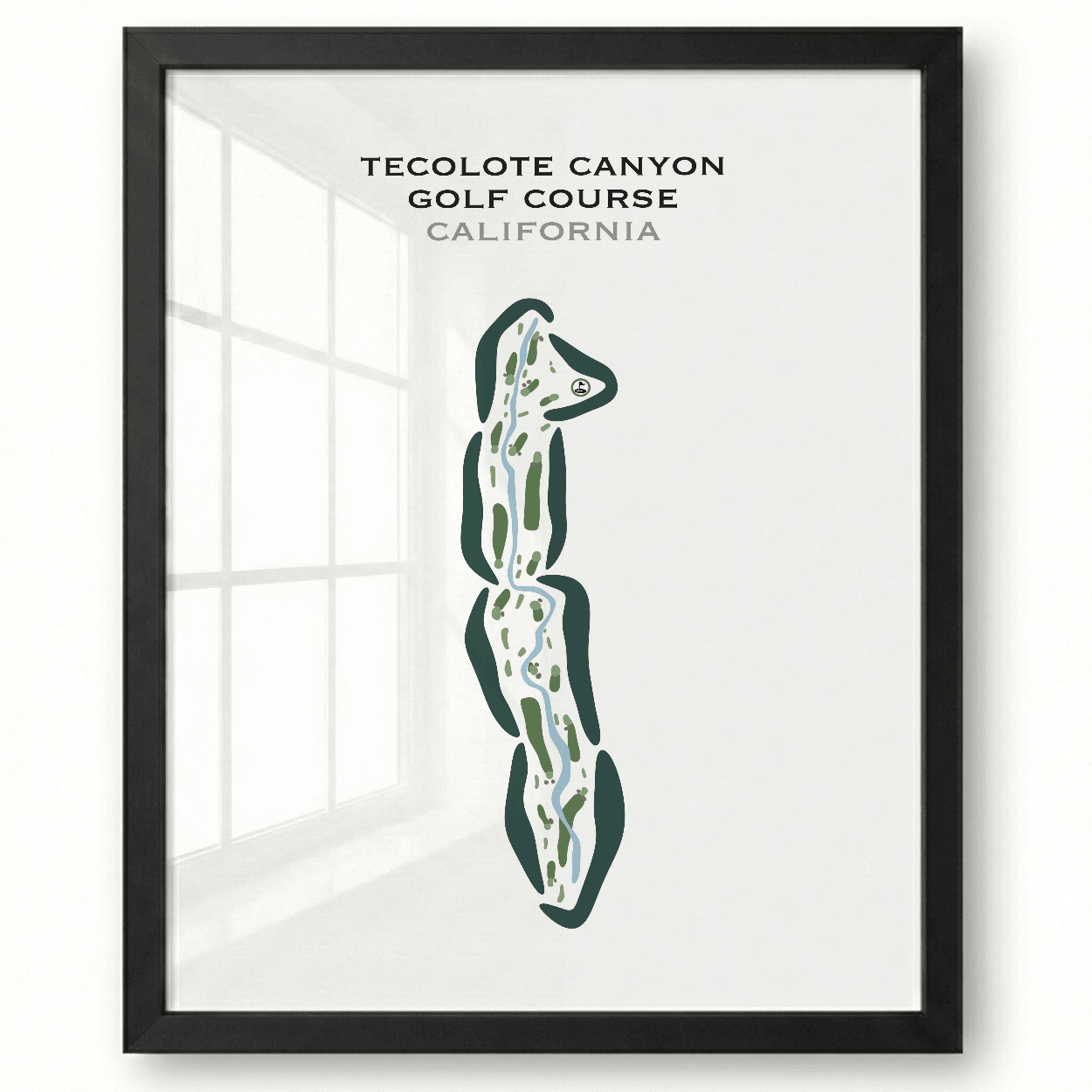 Tecolote Canyon Golf Course, California - Printed Golf Courses