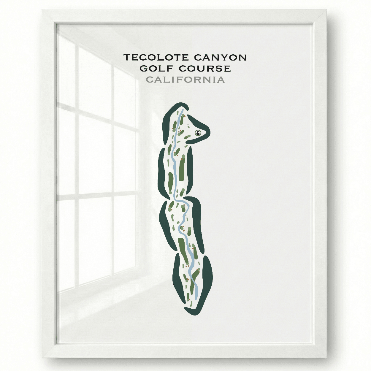 Tecolote Canyon Golf Course, California - Printed Golf Courses