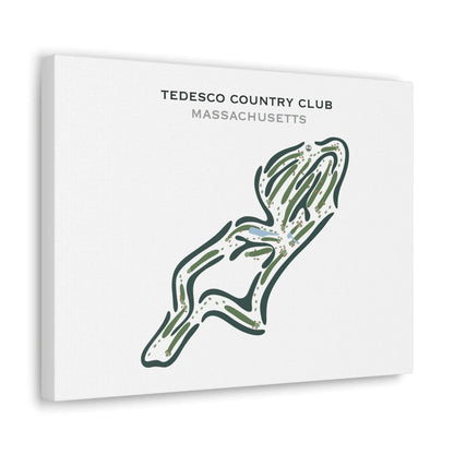 Tedesco Country Club, Massachusetts - Printed Golf Courses