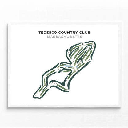 Tedesco Country Club, Massachusetts - Printed Golf Courses