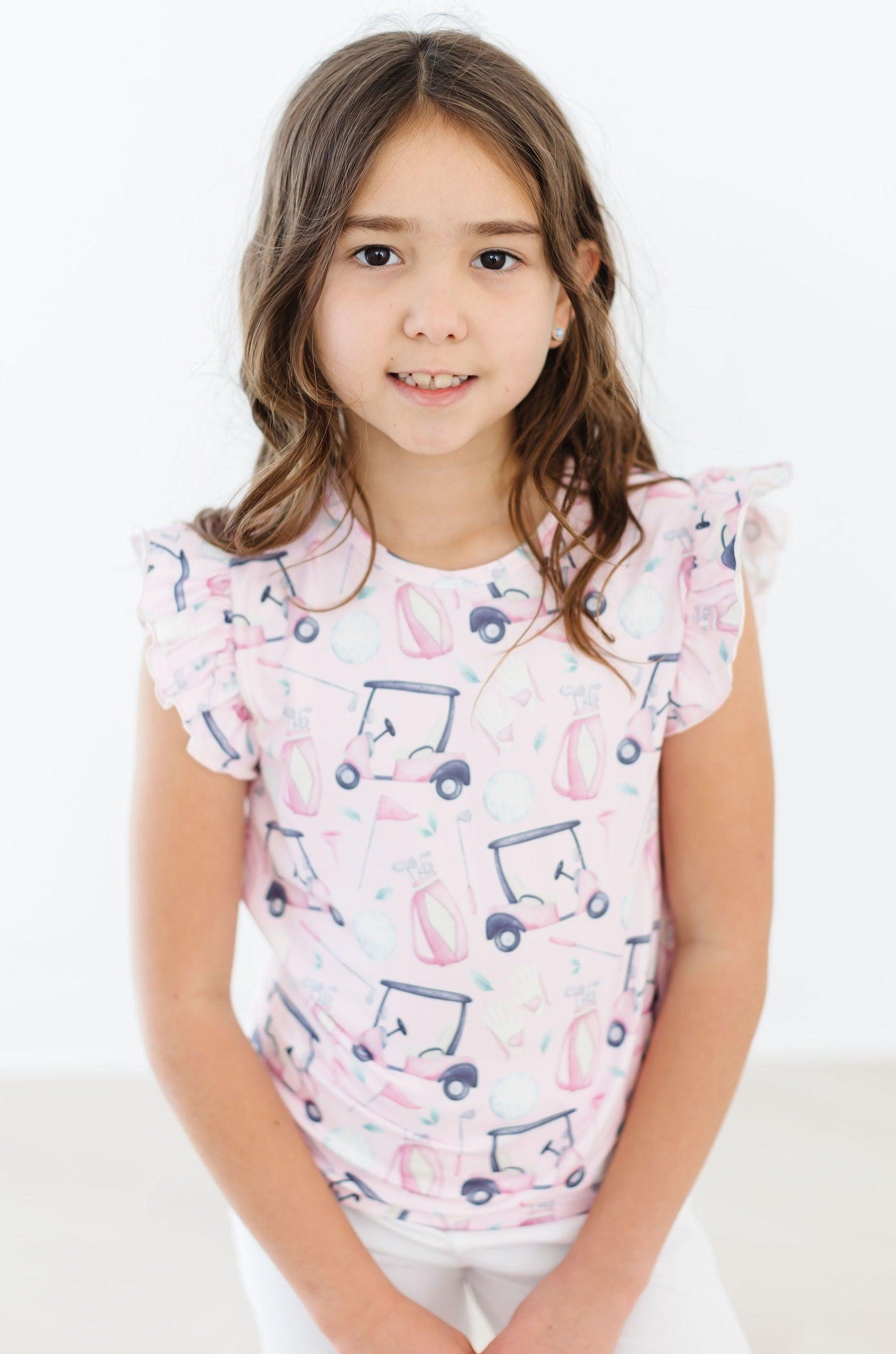 Tee-Time-SS-Ruffle-Tee-Mila-Rose-2 - GOLF LEAGUE