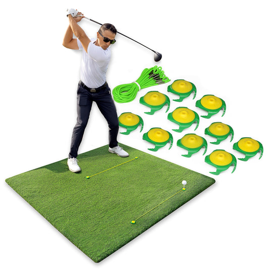 Tee Claw (10) Pack: Green-Yellow