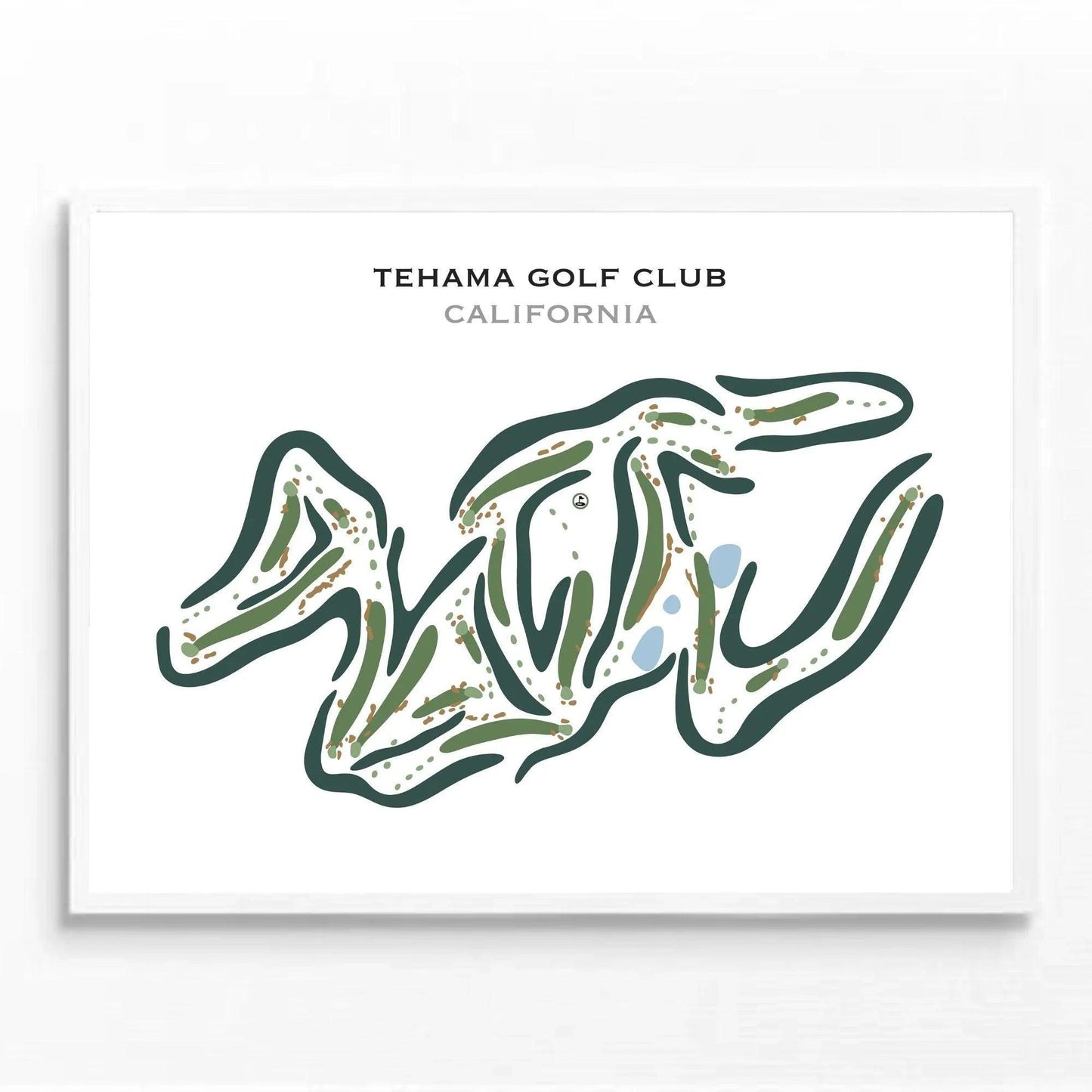 Tehama Golf Club, California - Printed Golf Courses
