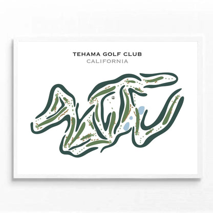 Tehama Golf Club, California - Printed Golf Courses