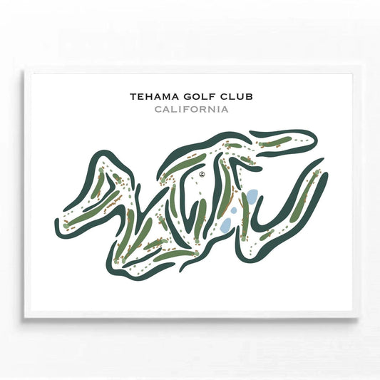 Tehama Golf Club, California - Printed Golf Courses
