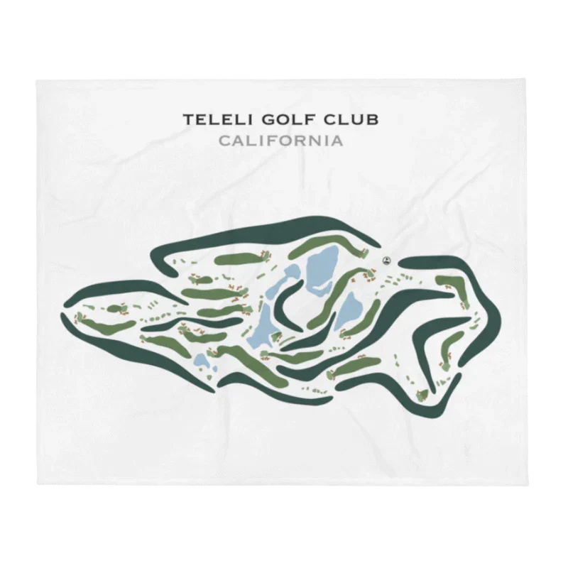 Teleli Golf Club, California - Printed Golf Courses