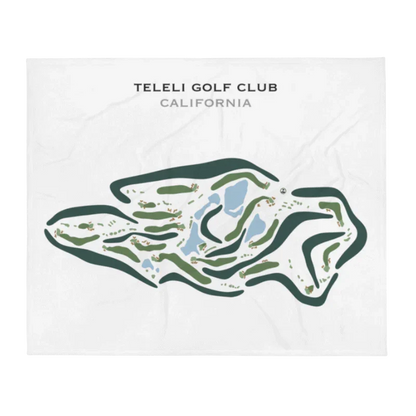 Teleli Golf Club, California - Printed Golf Courses