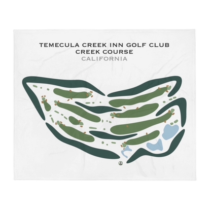 Temecula Creek Inn Golf Club - Creek Course, California - Printed Golf Courses