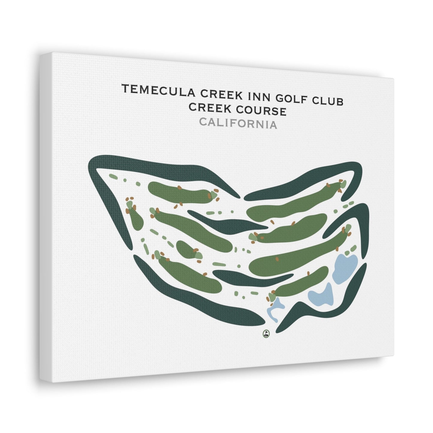 Temecula Creek Inn Golf Club - Creek Course, California - Printed Golf Courses