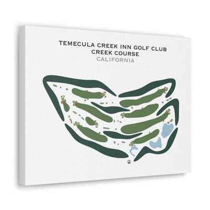 Temecula Creek Inn Golf Club - Creek Course, California - Printed Golf Courses