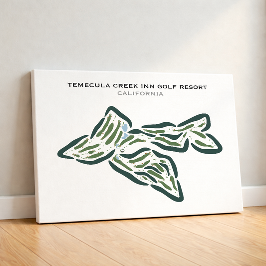Temecula Creek Inn Golf Resort, California - Printed Golf Courses