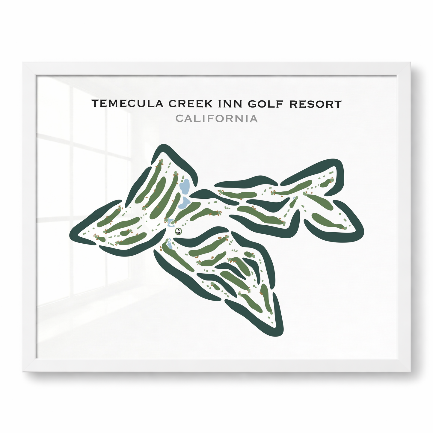 Temecula Creek Inn Golf Resort, California - Printed Golf Courses