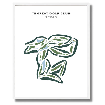 Tempest Golf Club, Texas - Printed Golf Courses