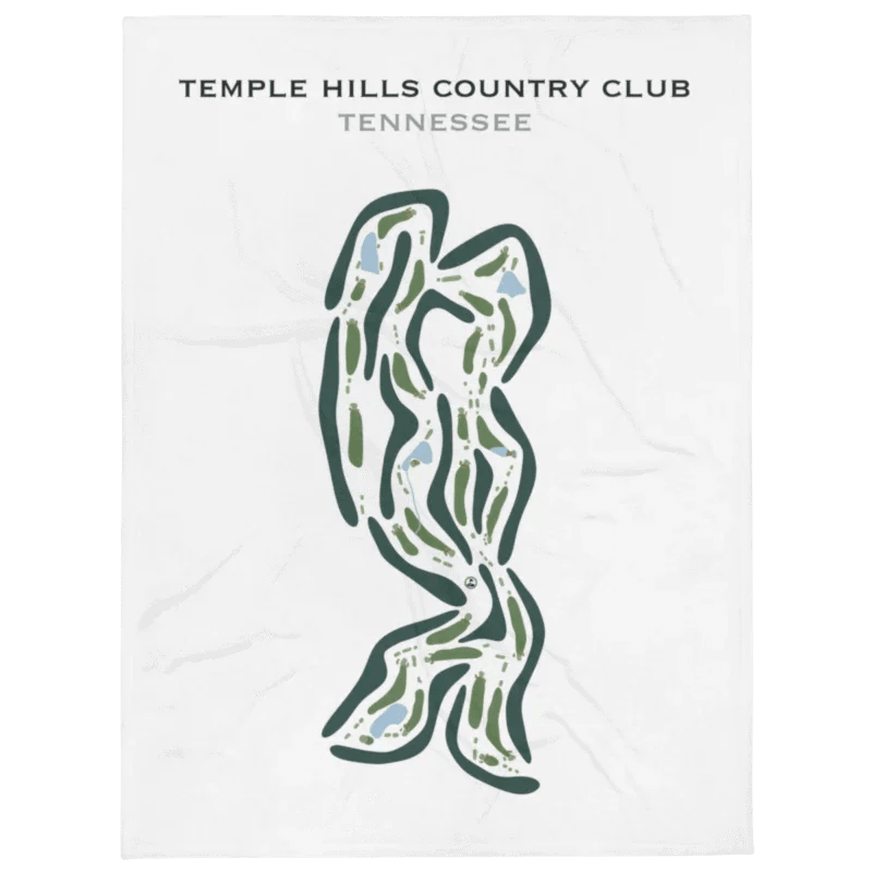 Temple Hills Country Club, Tennessee - Printed Golf Courses