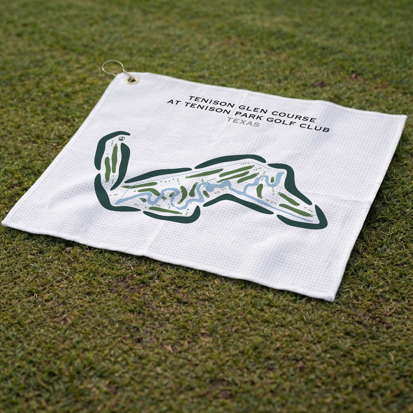 Tenison Glen Course at Tenison Park Golf Club, Texas - Printed Golf Courses