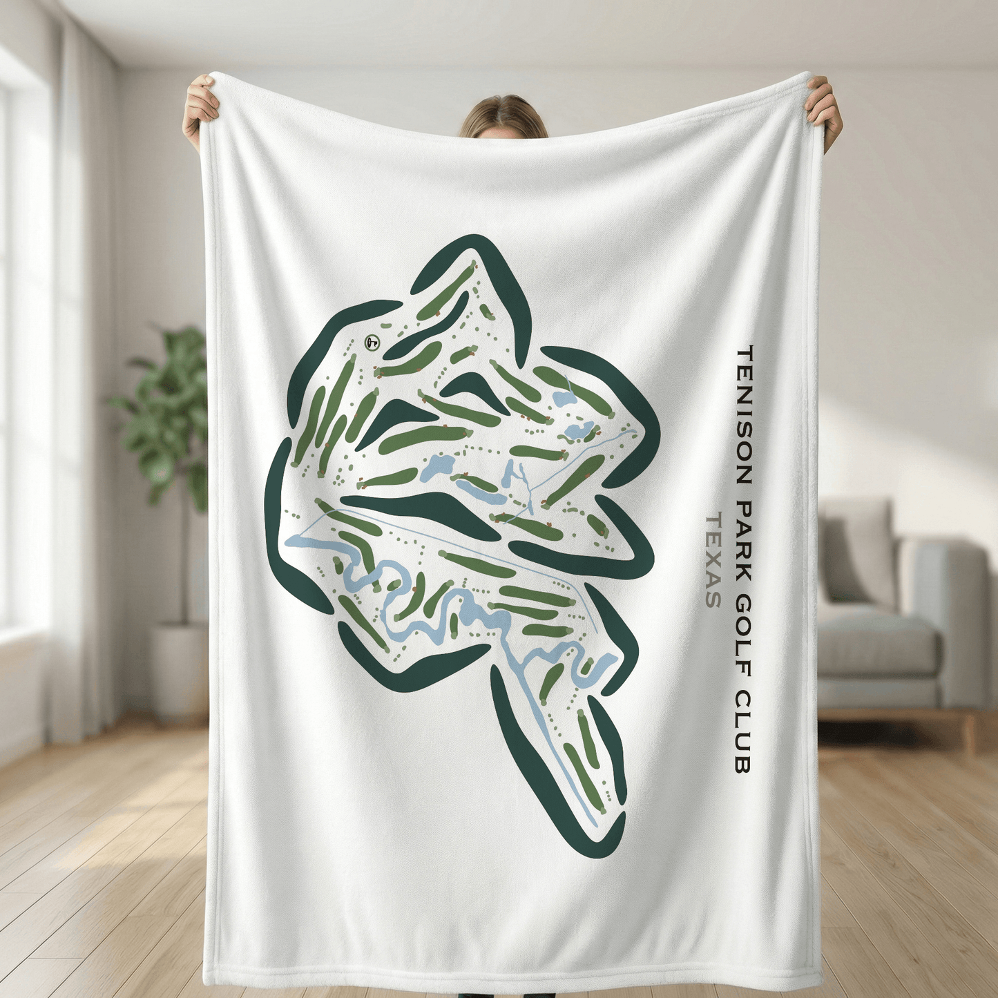 Tenison Park Golf Course, Texas - Printed Golf Courses