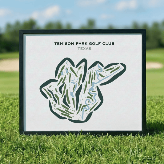 Tenison Park Golf Course, Texas - Printed Golf Courses