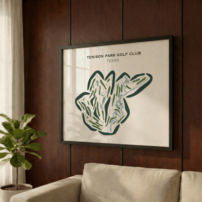 Tenison Park Golf Course, Texas - Printed Golf Courses