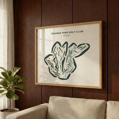 Tenison Park Golf Course, Texas - Printed Golf Courses