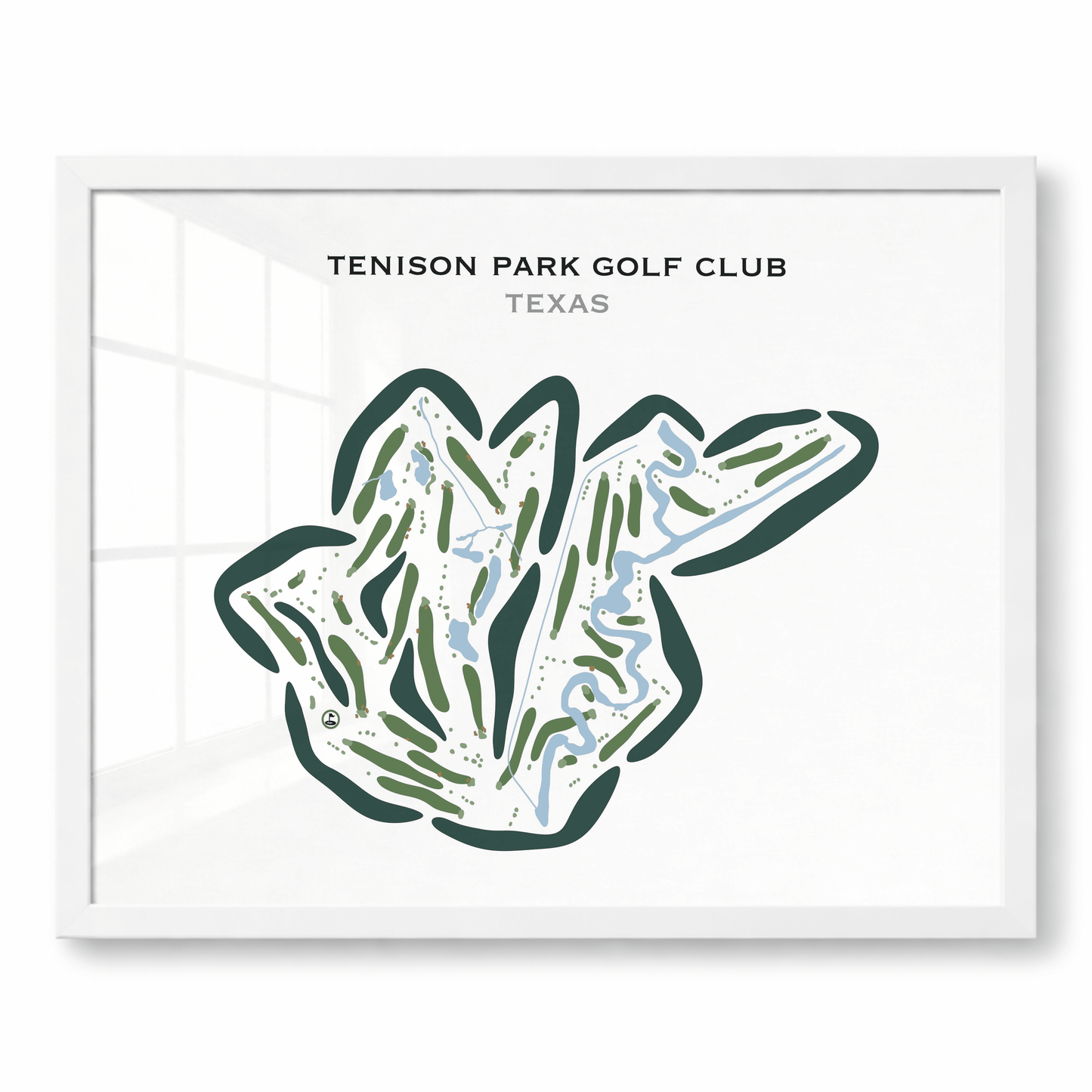 Tenison Park Golf Course, Texas - Printed Golf Courses