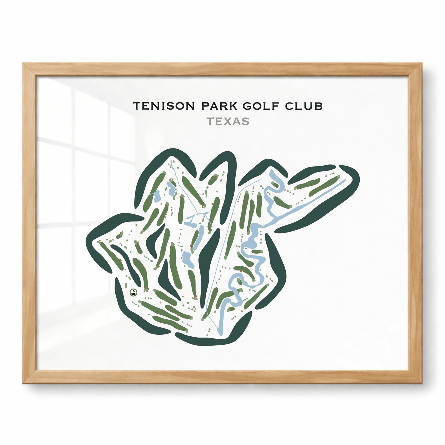 Tenison Park Golf Course, Texas - Printed Golf Courses