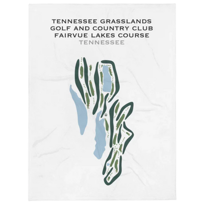 Tennessee Grasslands Golf and Country Club - Fairvue Lakes Course, Tennessee - Printed Golf Courses