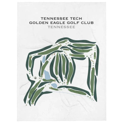 Tennessee Tech Golden Eagle Golf Club, Tennessee - Printed Golf Courses