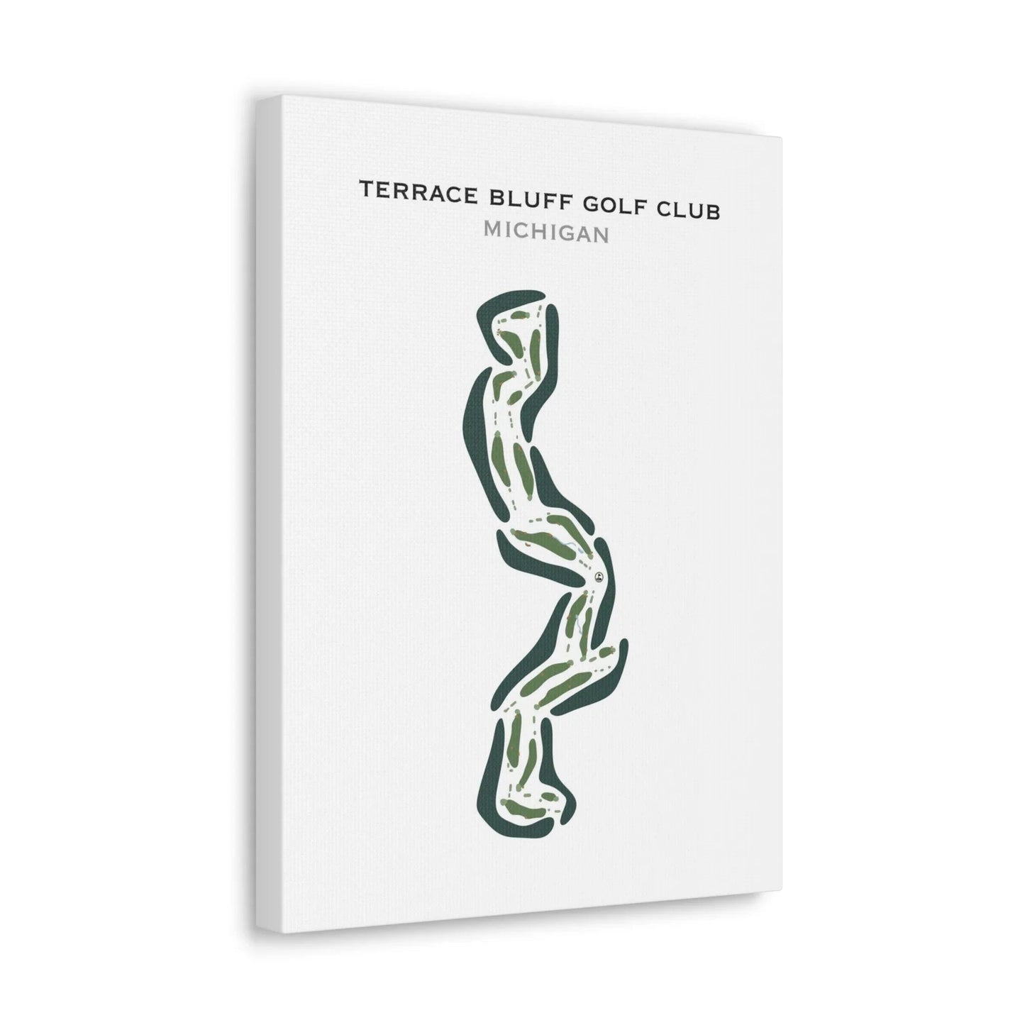 Terrace Bluff Golf Club, Michigan - Printed Golf Course