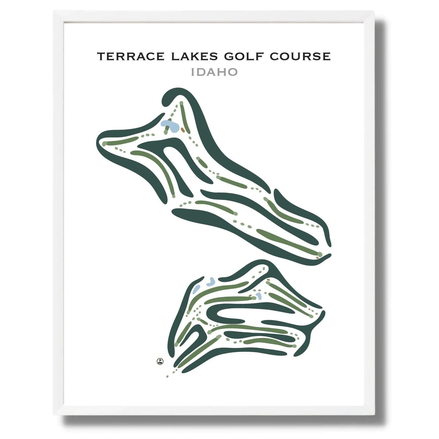 Terrace Lakes Golf Course, Idaho - Printed Golf Courses