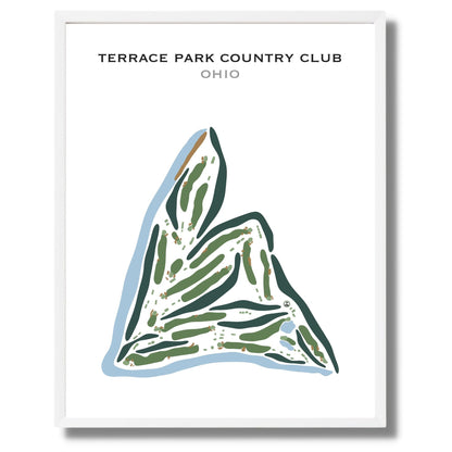 Terrace Park Country Club, Ohio - Printed Golf Courses