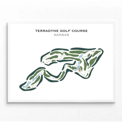 Terradyne Golf Course, Kansas - Printed Golf Course