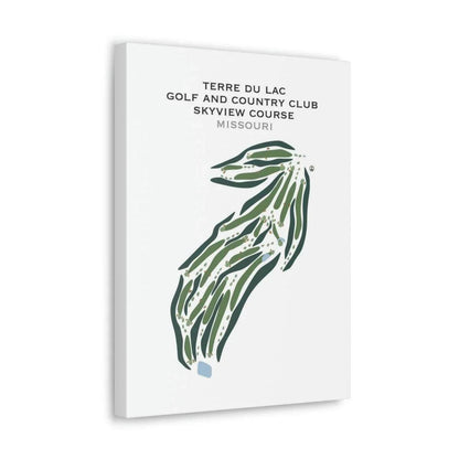 Terre Du Lac Golf and Country Club Skyview Course, Missouri - Printed Golf Courses
