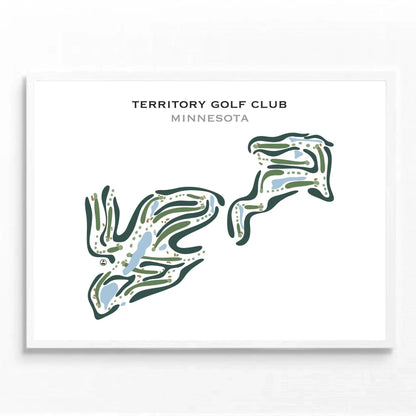 Territory Golf Club, Minnesota - Printed Golf Courses