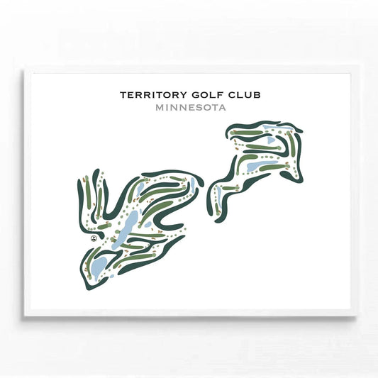 Territory Golf Club, Minnesota - Printed Golf Courses