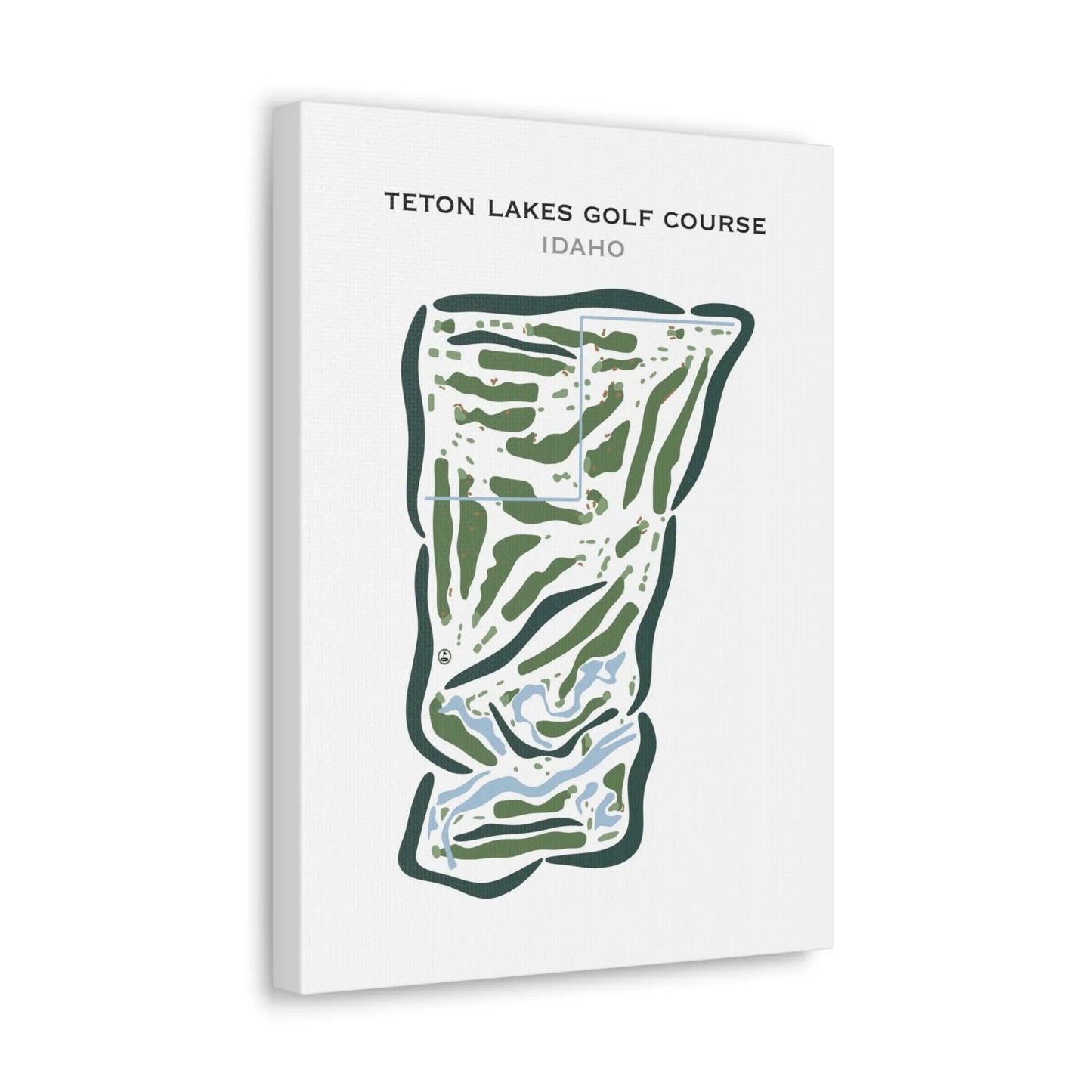 Teton Lakes, Idaho - Printed Golf Courses