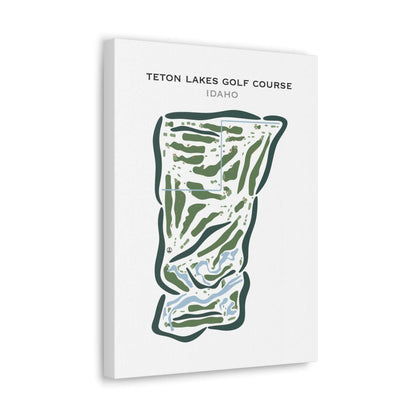 Teton Lakes, Idaho - Printed Golf Courses