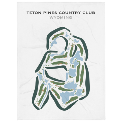 Teton Pines Country Club, Wyoming - Printed Golf Courses