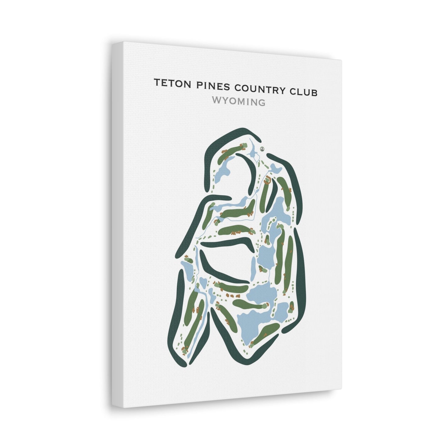 Teton Pines Country Club, Wyoming - Printed Golf Courses