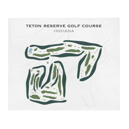 Teton Reserve Golf Course, Indiana - Printed Golf Courses