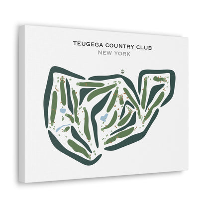Teugega Country Club, New York - Printed Golf Courses