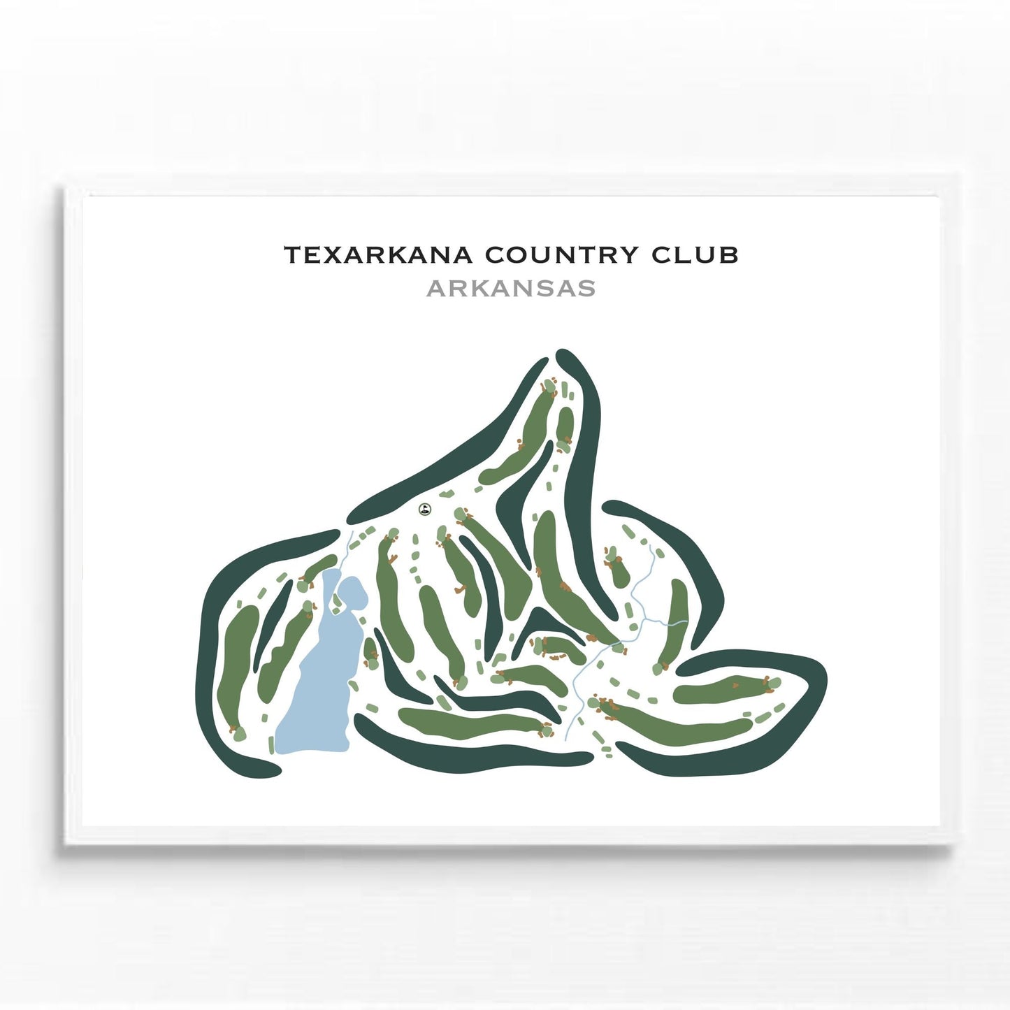 Texarkana Country Club, Arkansas - Printed Golf Courses