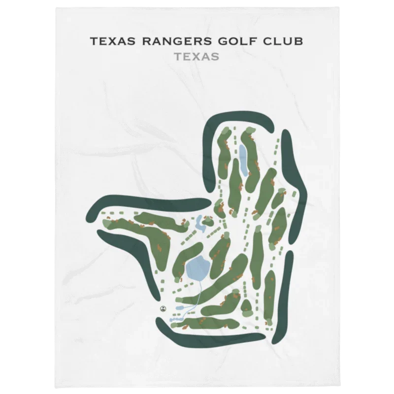 Texas Rangers Golf Club, Texas - Printed Golf Courses
