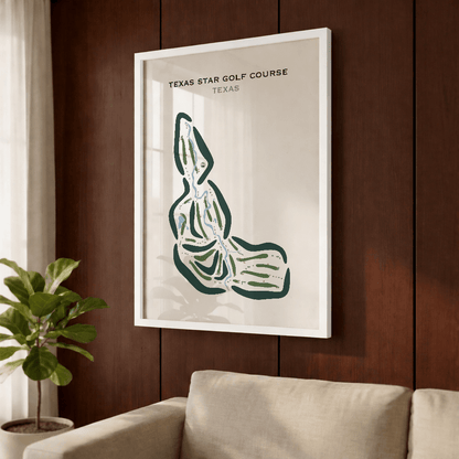 Texas Star Golf Course, Texas - Printed Golf Courses