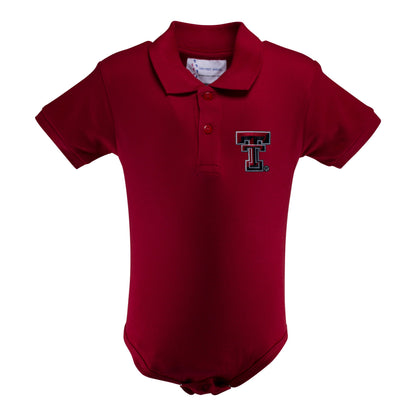 Texas Tech Golf Shirt Baby Boy Onesie
