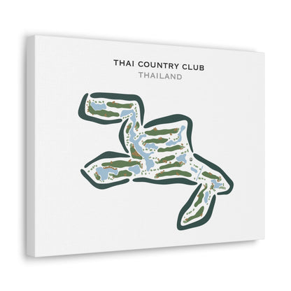 Thai Country Club, Thailand - Printed Golf Courses