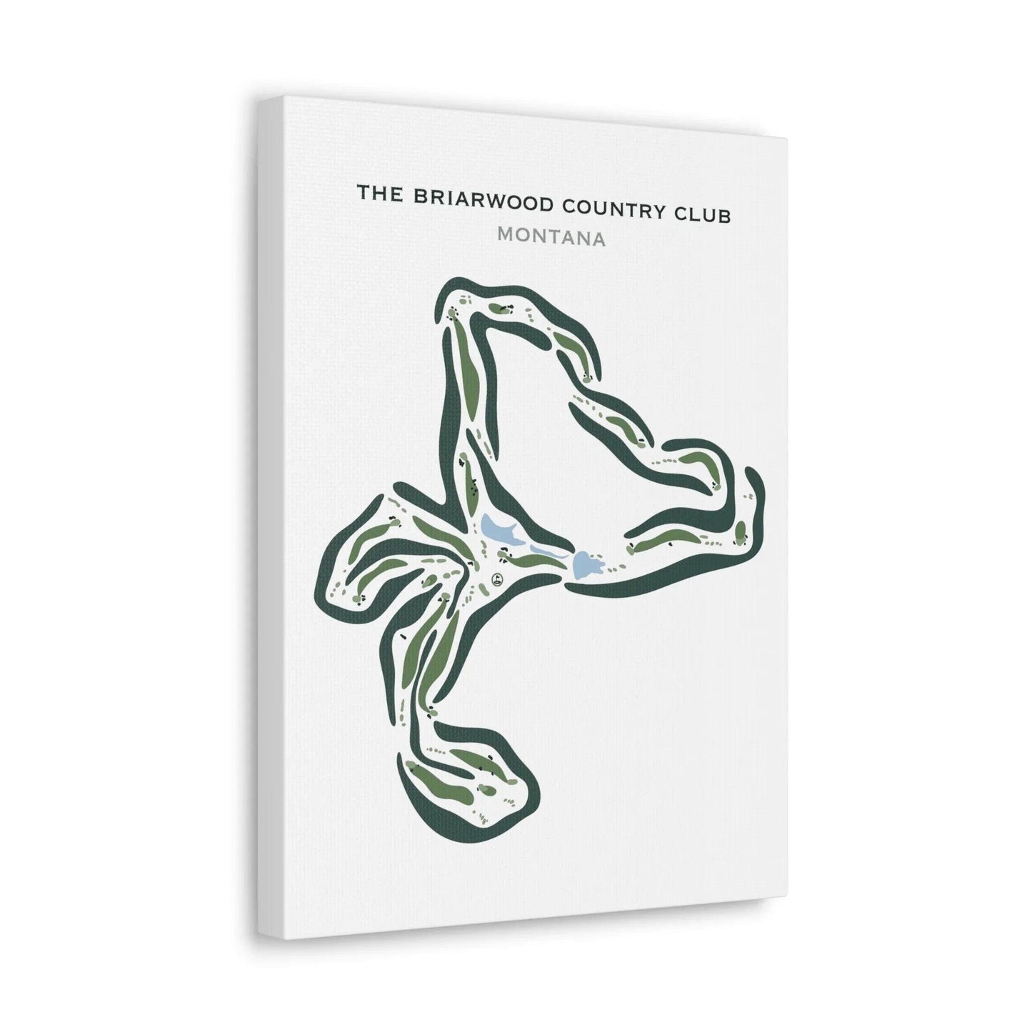 The Briarwood Country Club, Montana - Printed Golf Courses