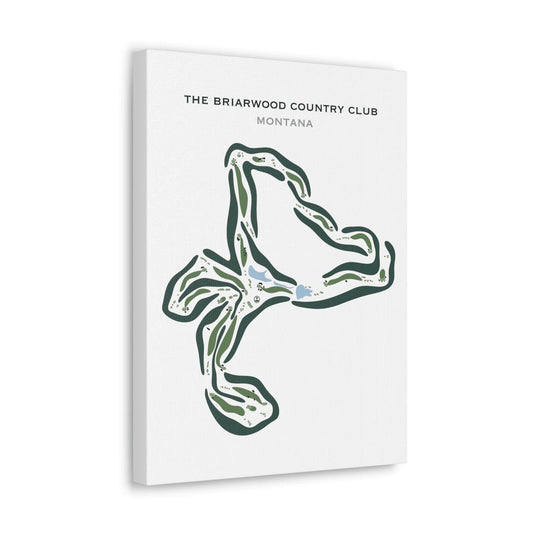 The Briarwood Country Club, Montana - Printed Golf Courses