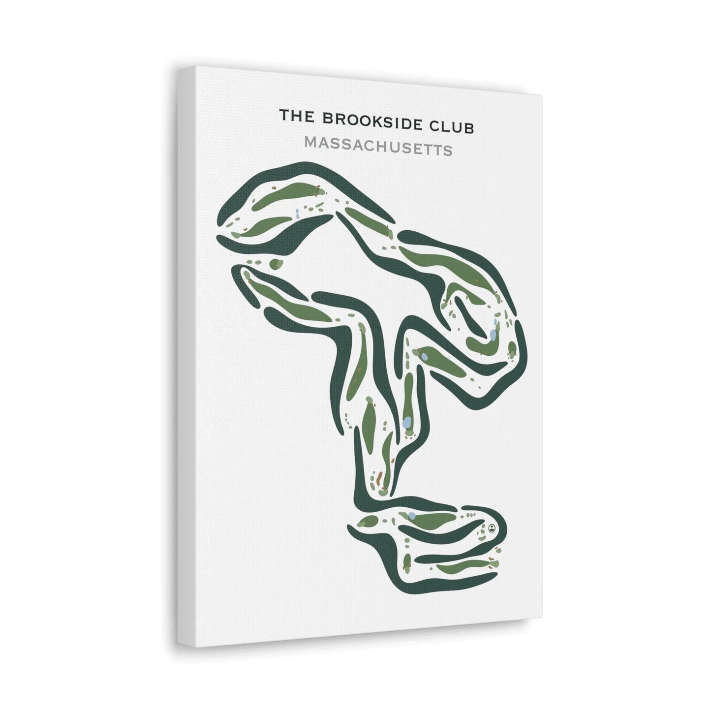 The Brookside Club, Massachusetts - Printed Golf Courses